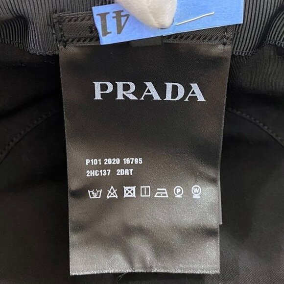 Prada Bucket Hat Black Nero main image 8